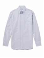 Kingsman - Button-Down Collar Cotton Oxford Shirt - Blue