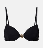 Roberto Cavalli Logo bikini top