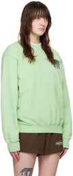 Sporty & Rich Green USA Health Club Sweatshirt