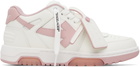 Off-White White 'Out Of Office' Calf Leather Sneakers