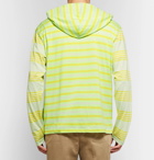 Acne Studios - Emest Striped Cotton-Jersey Hoodie - Men - Yellow