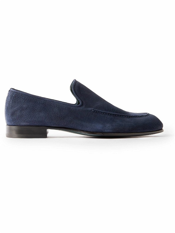 Photo: Brioni - Suede Loafers - Blue