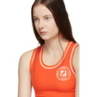 Fendi Orange Forever Fendi Sports Bra