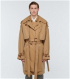 Alexander McQueen Cotton gabardine trench coat