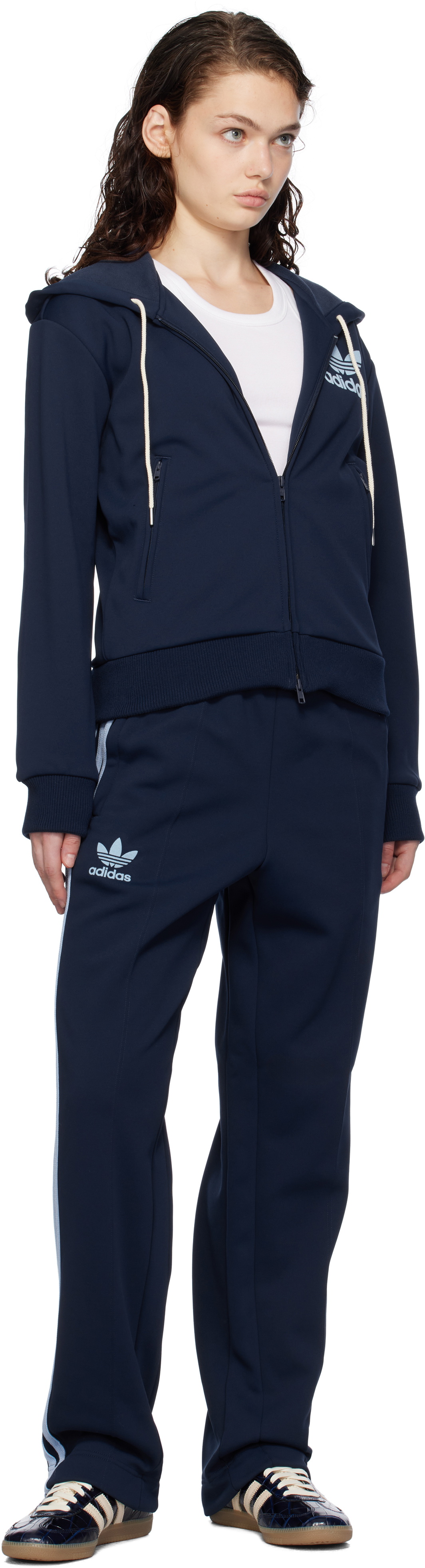 Wales Bonner Navy adidas Originals Edition Track Hoodie