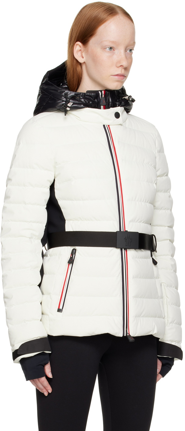 MONCLER バルーンスリーブジャケット ブラック/ホワイト Moncler Grenoble White Bruche Down Jacket Moncler Grenoble