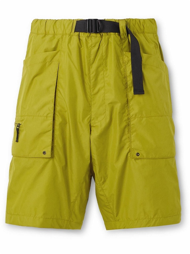 Photo: Goldwin - Straight-Leg Belted Ripstop Cargo Shorts - Yellow