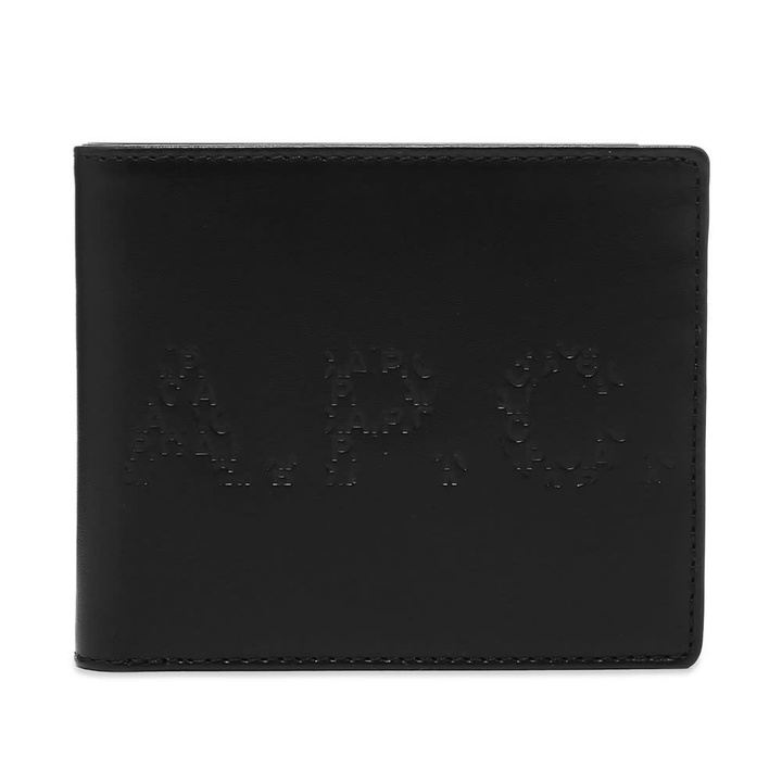 Photo: A.P.C. Aly Embossed Logo Wallet