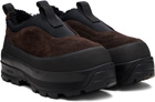 Diemme Brown & Black Badia Basso Shearling Sneakers
