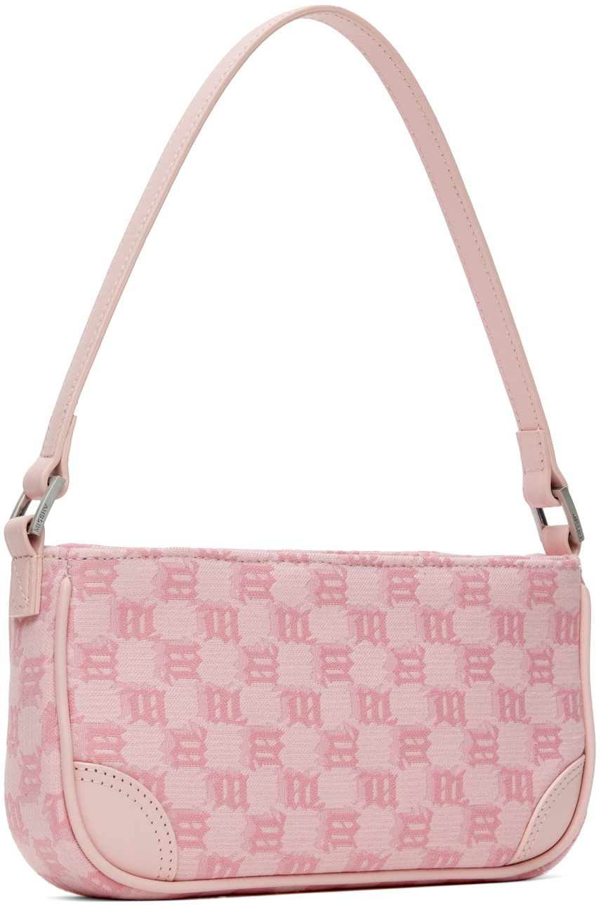 MISBHV Pink Jacquard Monogram 90s Mini Bag