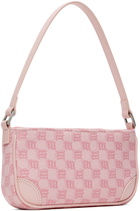 MISBHV Pink Jacquard Monogram 90s Mini Bag