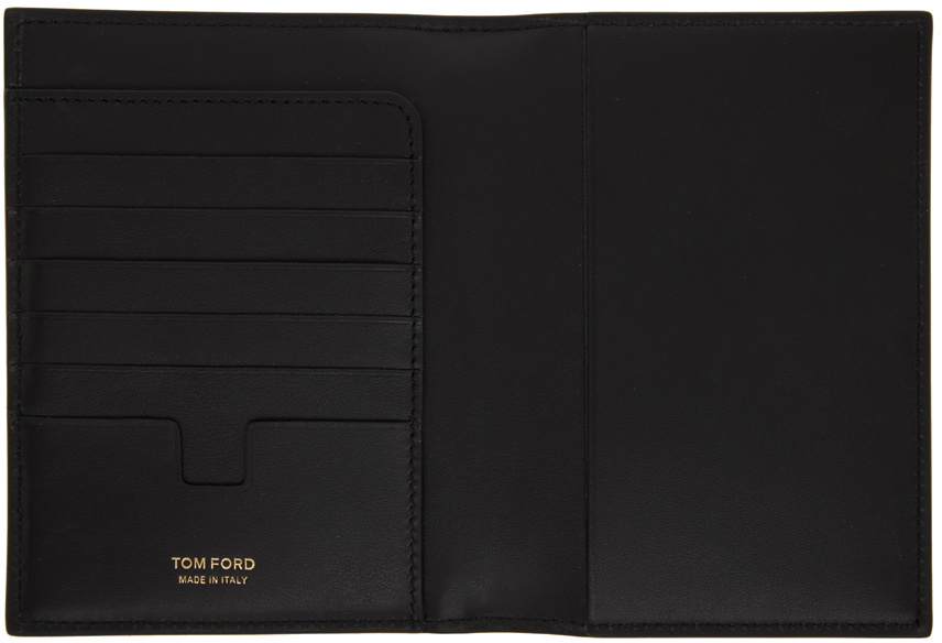TOM FORD Black Leather Passport Holder TOM FORD