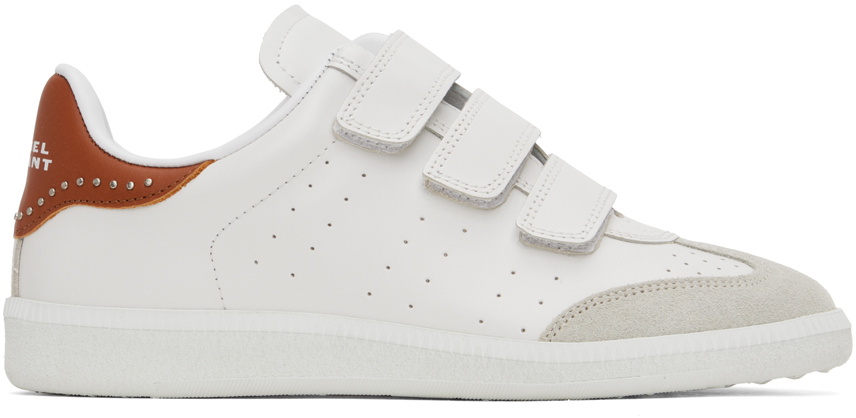 【関税込み】Isabel Marant ホワイト＆ブラウン Beth スニーカー Isabel Marant White & Brown Beth Sneakers Isabel Marant