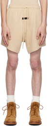 Fear of God ESSENTIALS Beige Drawstring Shorts