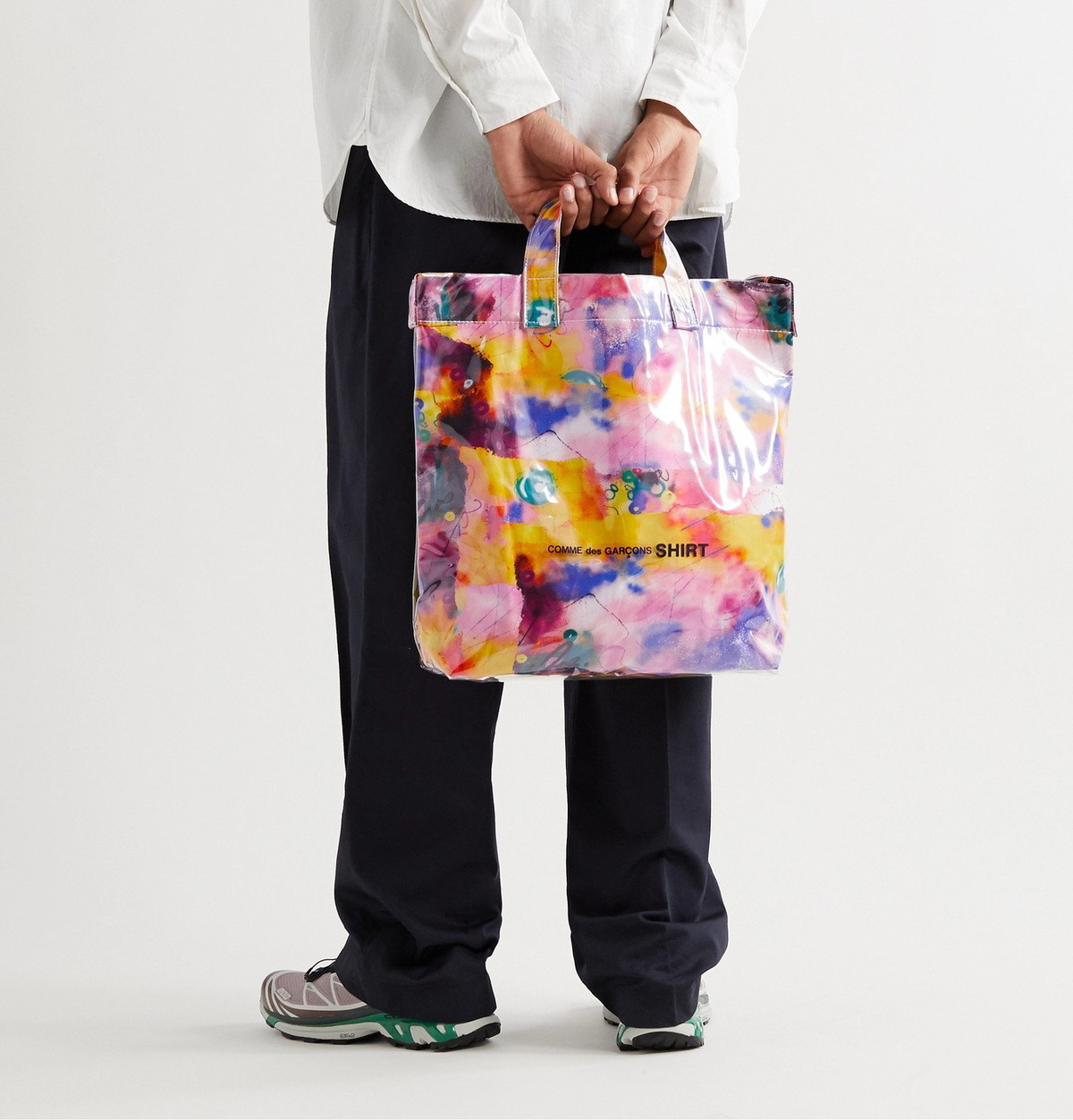 Comme des Garçons SHIRT - Futura Printed PVC-Coated Canvas Tote