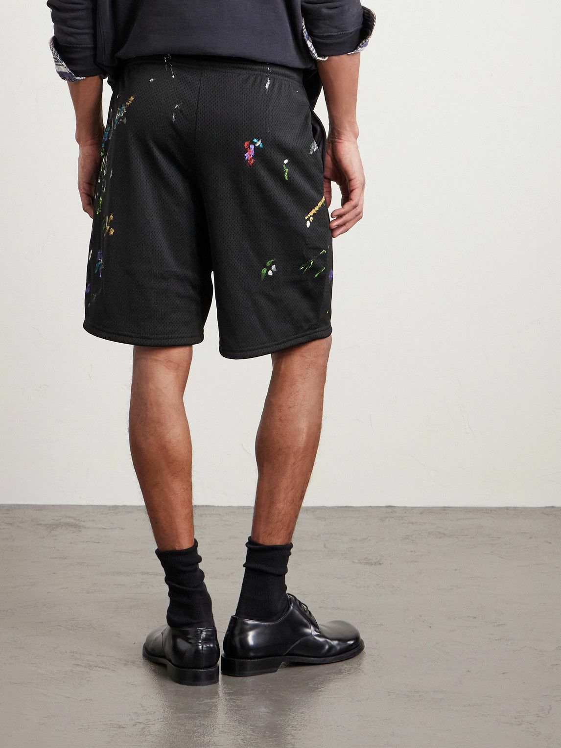 Gallery Dept. - Studio Gym Straight-Leg Paint-Splattered Mesh