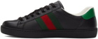 Gucci Black Freya Hartas Ace Sneakers