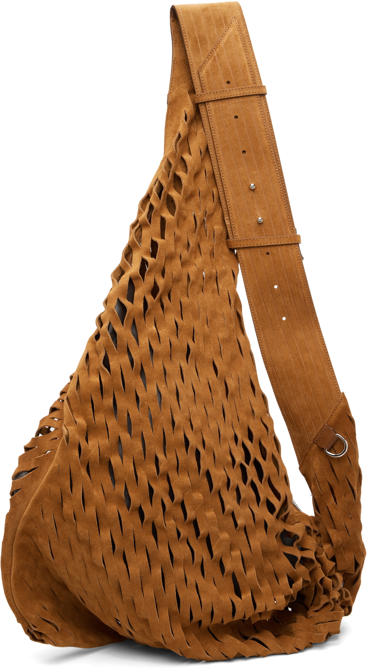 Kiko Kostadinov Tan Fiore Twisted Bag