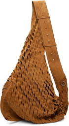 Kiko Kostadinov Tan Fiore Twisted Bag