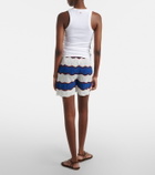 La DoubleJ Hang Ten cotton-blend shorts