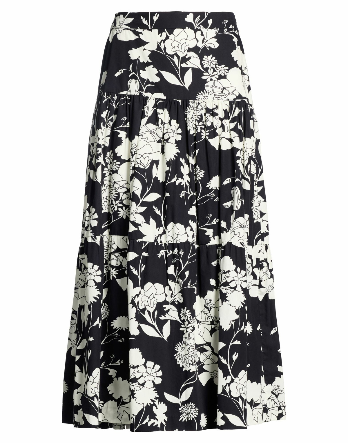 Maje Womens Maxi skirt in Black