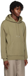 AMI Paris Khaki Ami de Cœur Hoodie