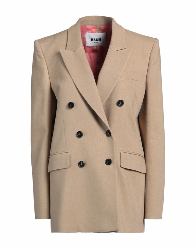 Photo: Msgm Womens Blazer Sand