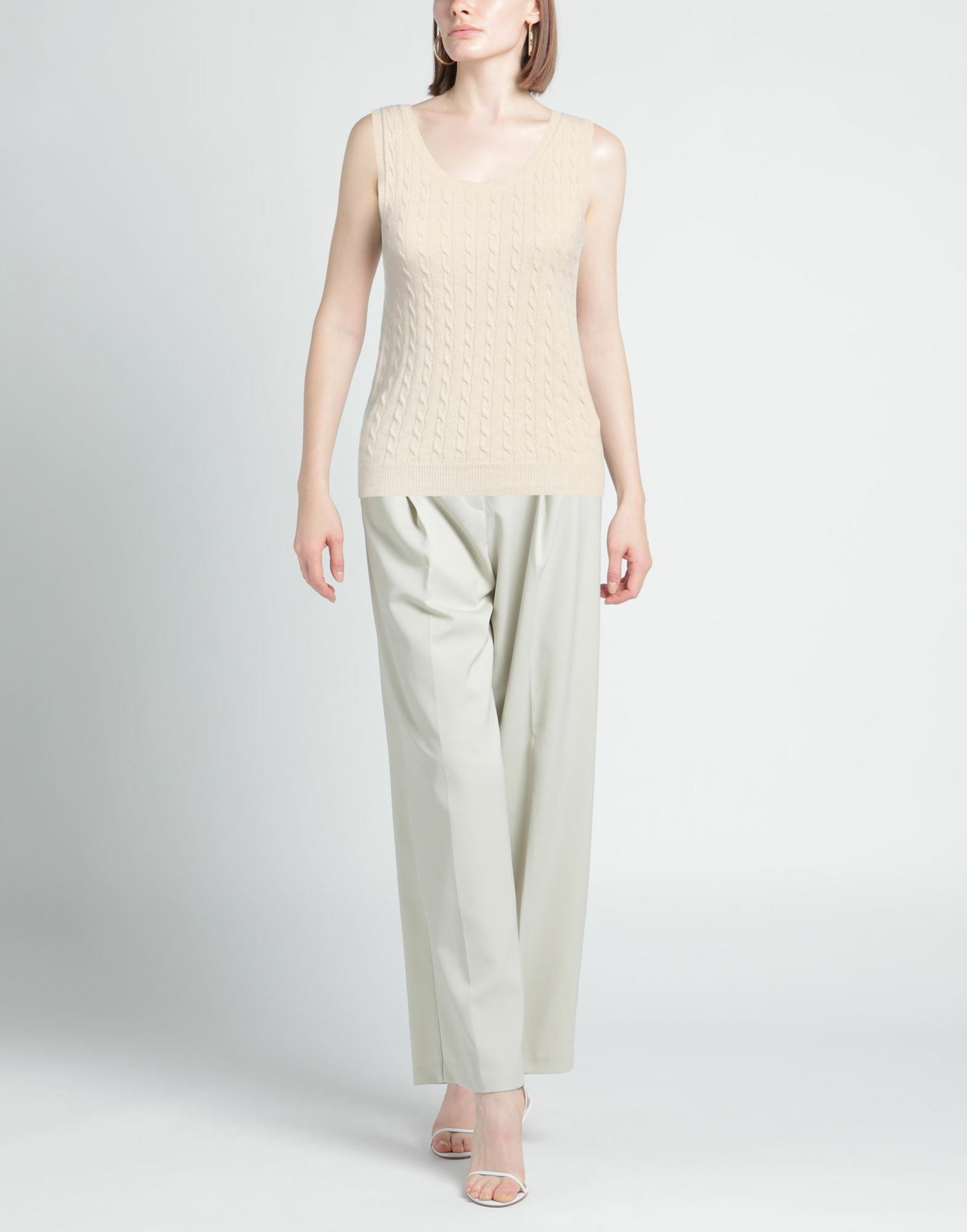 Manila Grace Womens Sweater Cream