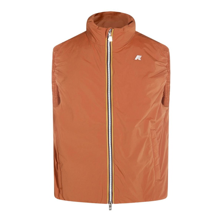 Photo: K-Way Orange Nylon Casual Jacket