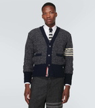 Thom Browne 4-Bar wool and mohair cardigan