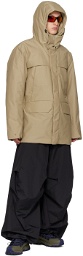RLX Ralph Lauren Tan Hooded Coat