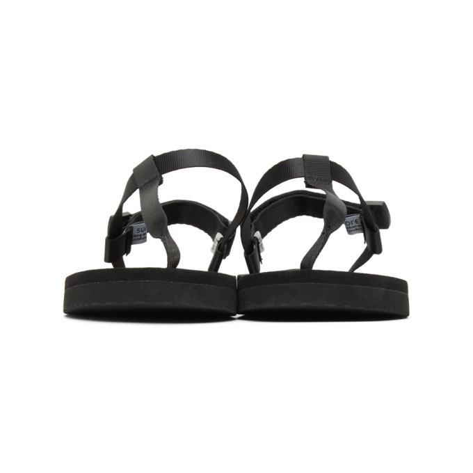 Suicoke Black COKO Sandals Suicoke