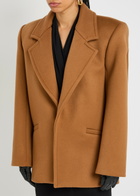 Yves Saint Laurent Wool Blazer Jacket Beige