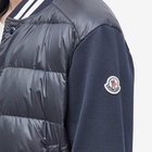 Moncler Men's Varsity Down Jacket in Navy