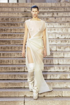 Rick Owens - Sheer leather gown