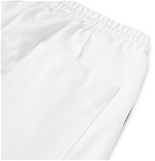 Rhude - Traxedo Skinny-Fit Grosgrain-Trimmed Stretch-Satin Jersey Sweatpants - Men - White