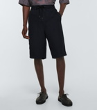 Giorgio Armani - Linen-blend Bermuda shorts