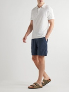 Onia - Straight-Leg Linen-Blend Shorts - Blue