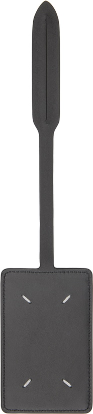 Photo: Maison Margiela Black Four Stitches Luggage Tag