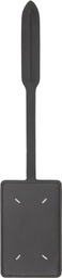 Maison Margiela Black Four Stitches Luggage Tag