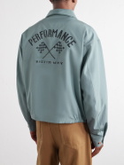 Visvim - Somer Swing Printed Silk and Wool-Blend Jacket - Green