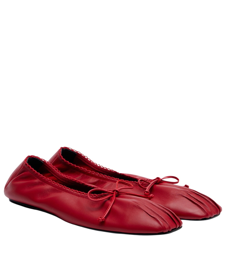 Photo: Magda Butrym Bow-detail leather ballet flats