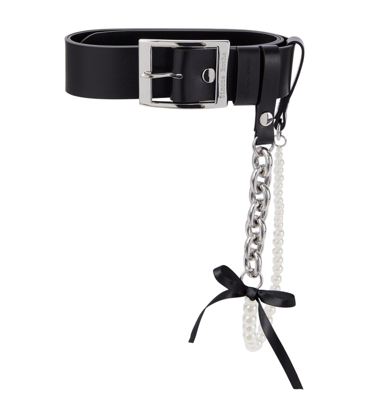 Photo: Simone Rocha Embellished leather belt