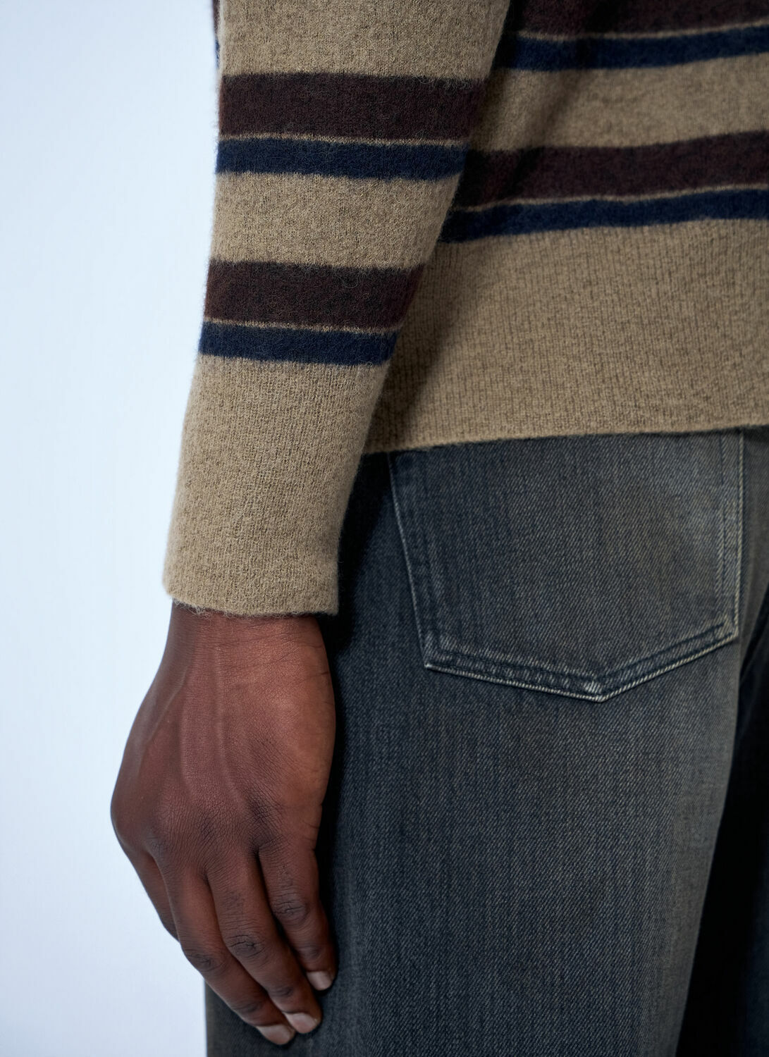 ssstein Knit Stripe Polo