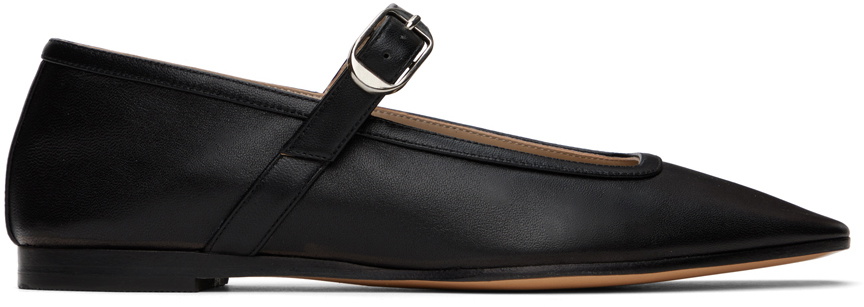Le Monde Beryl Black Ballet Mary Jane Ballerina Flats