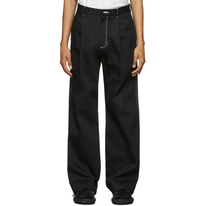 Sasquatchfabrix. Black Denim Trousers