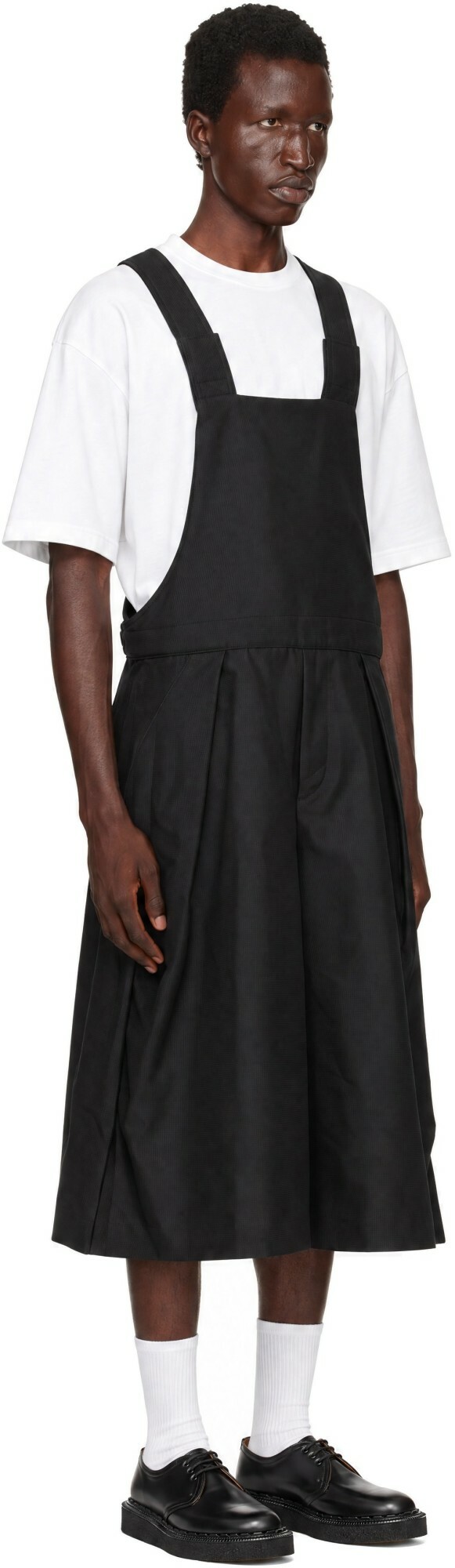 Comme des Garçons Homme Plus Black Dobbycloth Romper