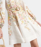 Zimmermann Matchmaker floral linen minidress