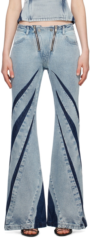 Photo: Dion Lee Blue Darted Jeans