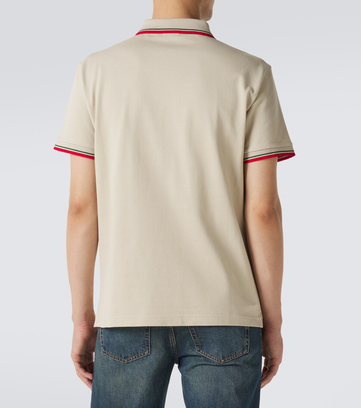 Gucci Cotton-blend piqué polo shirt
